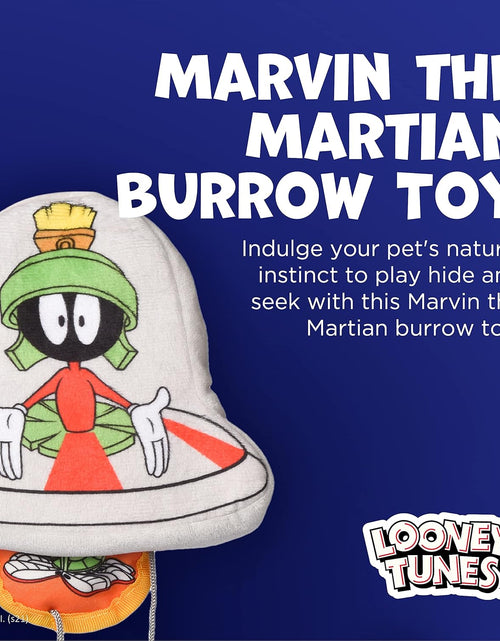 Load image into Gallery viewer, for Pets Marvin the Martian Burrow Plush Dog Toy | Fun Hide and Seek Dog Toy for All Dogs | Officially Licensed Warner Bros Burrow Dog Toy - 6 Inch
