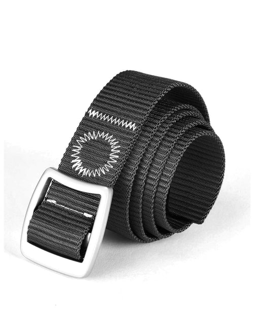 Load image into Gallery viewer, ZIMEGO Mens Adjustable Nylon Strap Military Tactical Web Belt Metal Buckle
