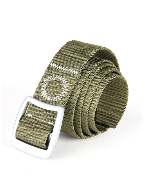 Load image into Gallery viewer, ZIMEGO Mens Adjustable Nylon Strap Military Tactical Web Belt Metal Buckle
