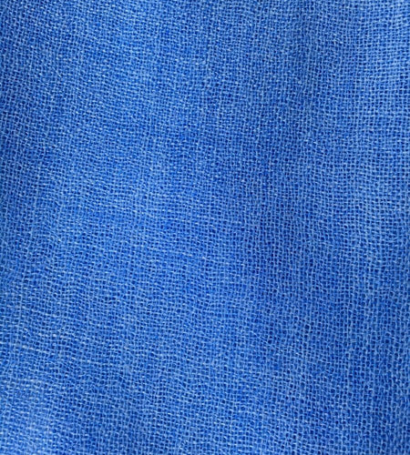 Blue Featherlight Solid Wool Scarf