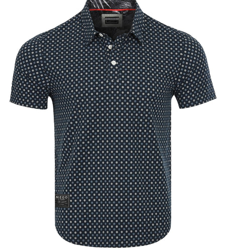 ZIMEGO Mens Short Sleeve Golf Polo Stretch Office Casual Holiday T-Shirt