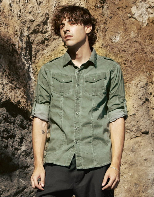 Load image into Gallery viewer, Vintage Wash Rugged Fashion Button Shirts
