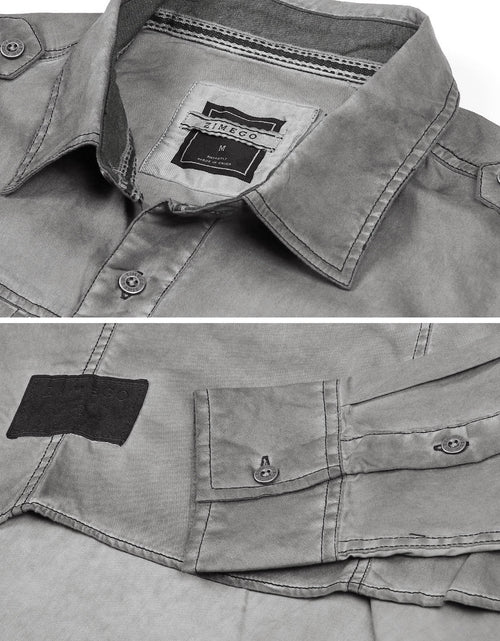Load image into Gallery viewer, Vintage Wash Rugged Fashion Button Shirts
