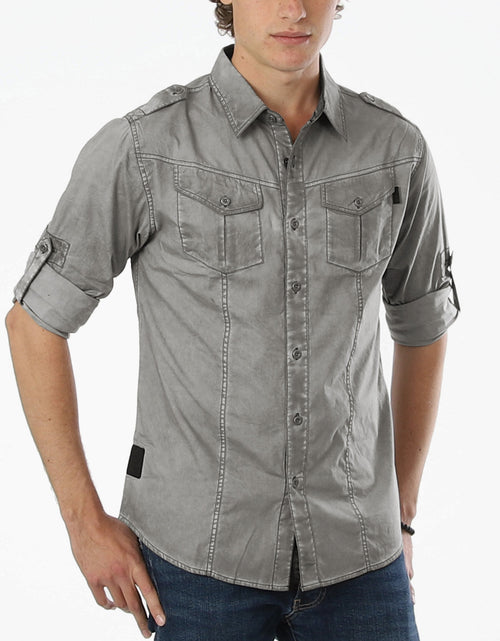 Load image into Gallery viewer, Vintage Wash Rugged Fashion Button Shirts
