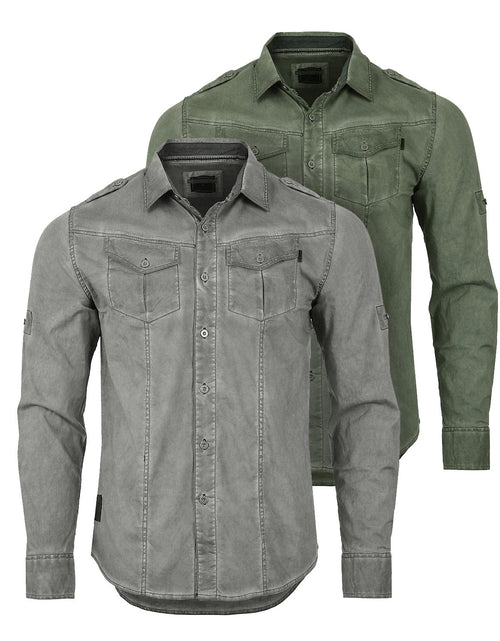 Load image into Gallery viewer, Vintage Wash Rugged Fashion Button Shirts
