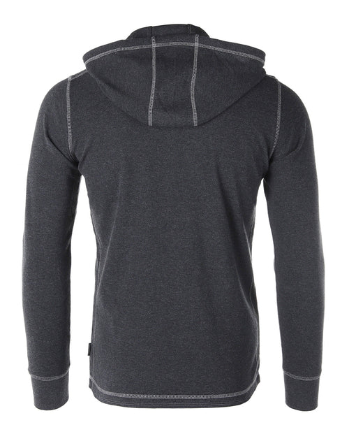 Load image into Gallery viewer, ZIMEGO Mens Vintage Dyed Thermal Long Sleeve Lightweight Fashion Hooded Henley
