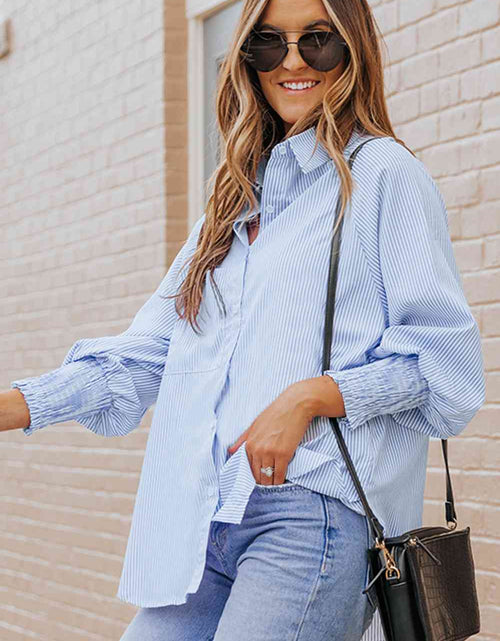Load image into Gallery viewer, Fernanda Lantern Sleeve Shirt
