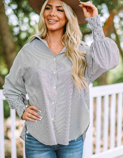 Load image into Gallery viewer, Fernanda Lantern Sleeve Shirt
